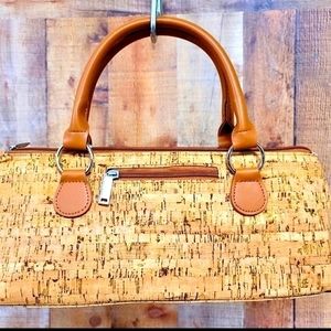 𝅺PRIMEWARE Wine Cork Handbag Insulated Wine Party Clutch